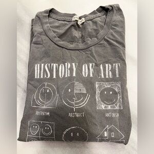 Gray History of Art T-Shirt